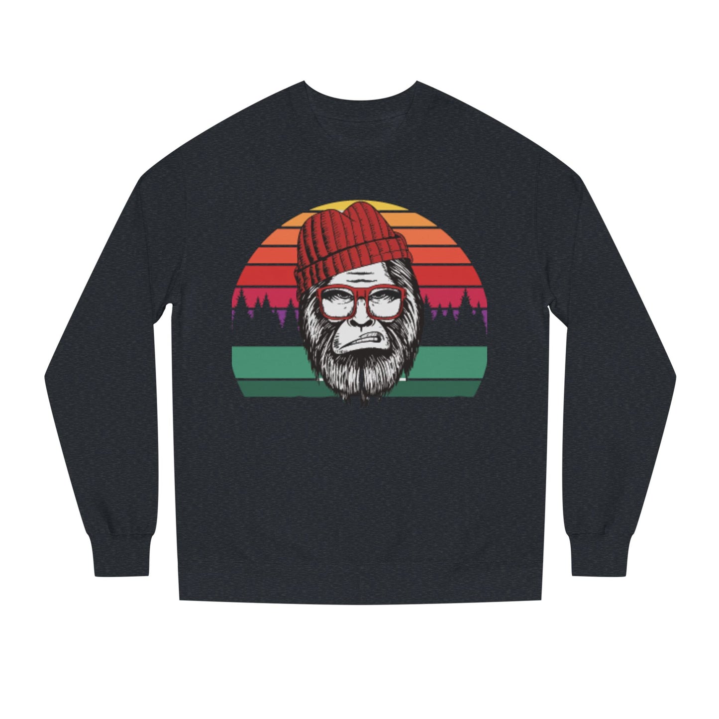 Retro Lumberjack Graphic Sweatshirt — "A.B.E" Eco Vibe Crewneck