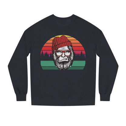 Retro Lumberjack Graphic Sweatshirt — "A.B.E" Eco Vibe Crewneck