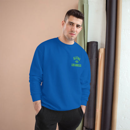 Aliens vs. Los Angeles Graphic Sweatshirt — Retro Sci‑Fi Crewneck