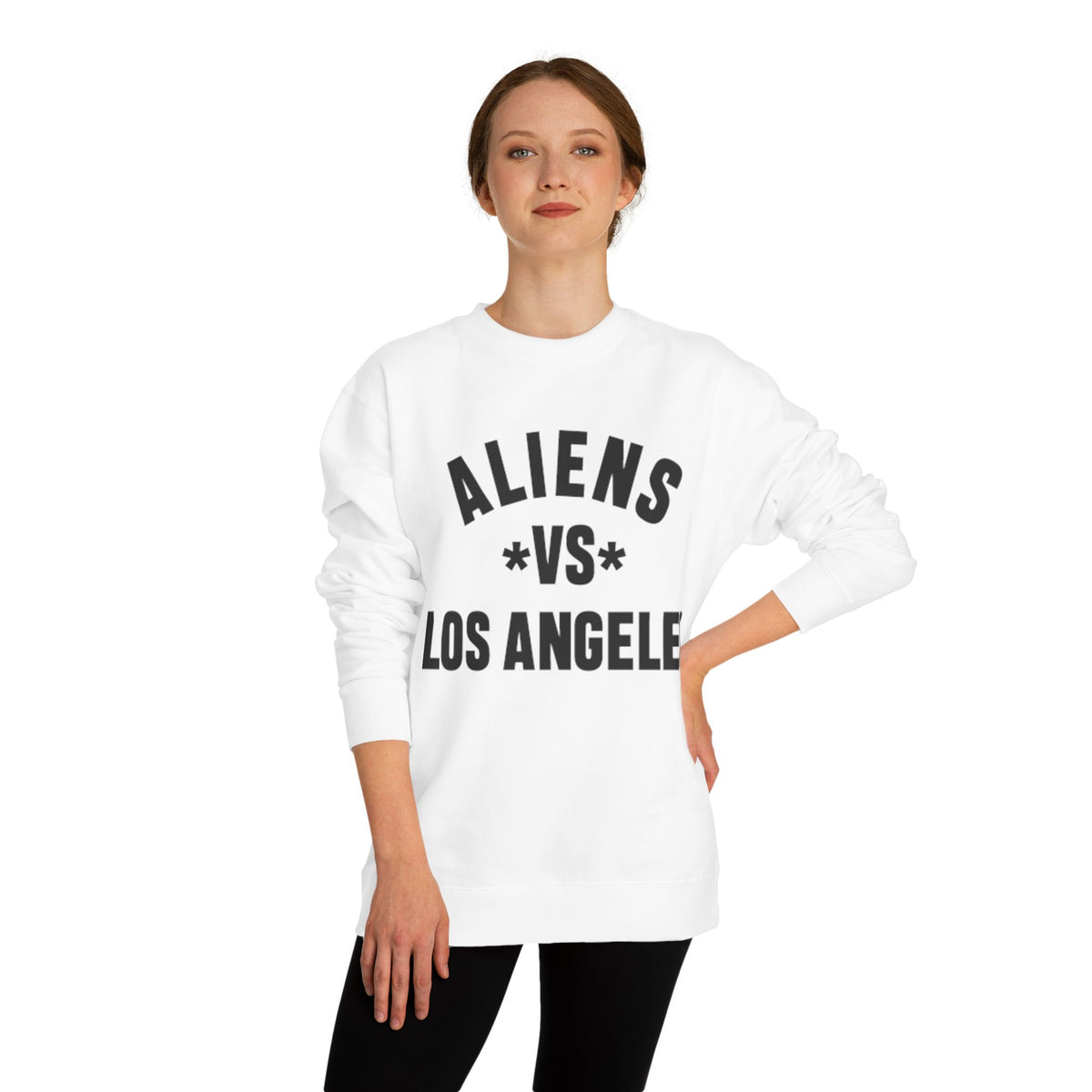 Aliens vs Los Angeles Sweatshirt — Retro Sports-Style Crewneck