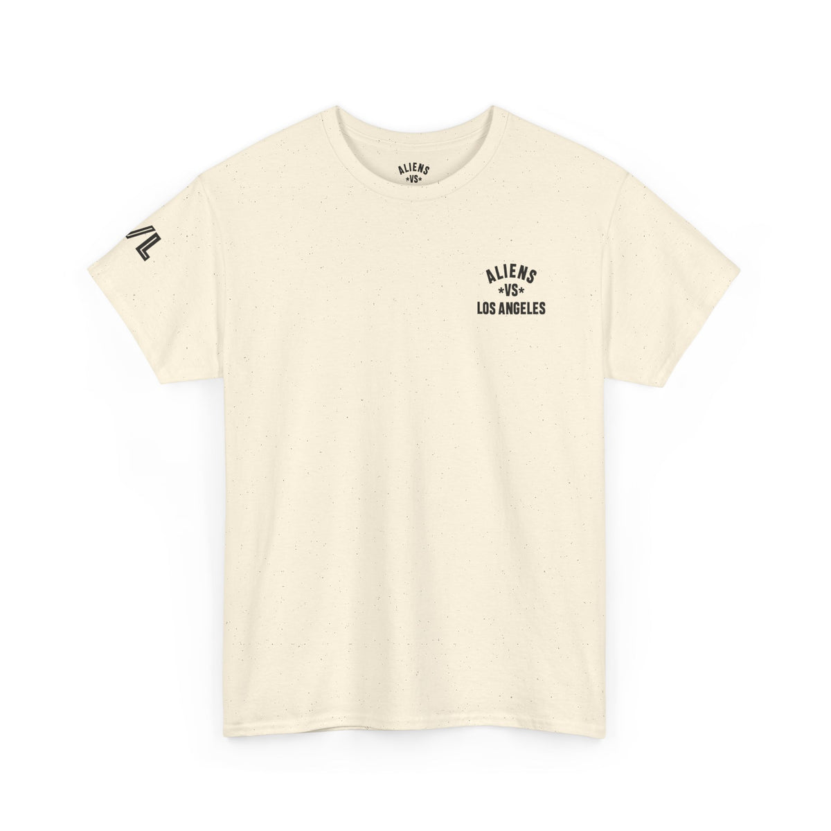 Alien Lifeguard Graphic Tee — Retro Sci‑Fi Crewneck T‑Shirt