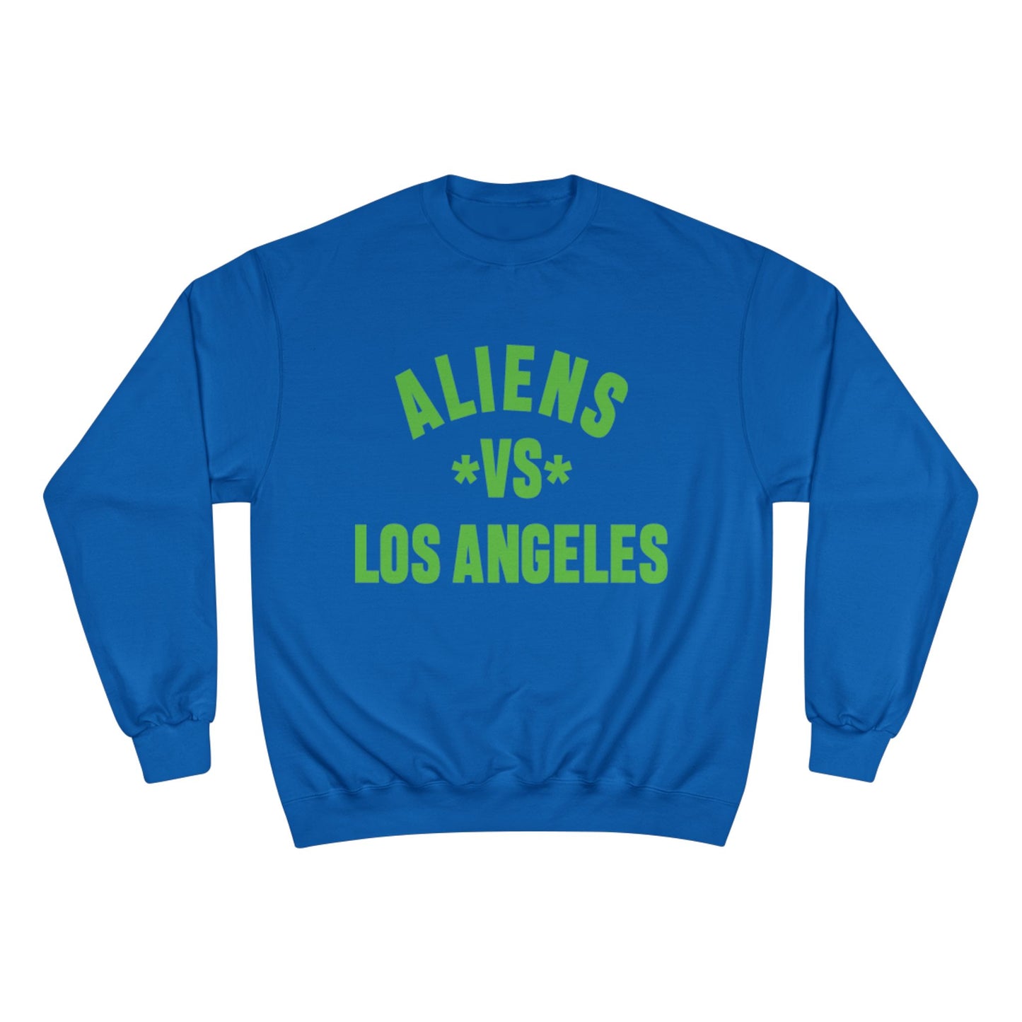 Aliens vs Los Angeles Sweatshirt — Retro Green Graphic Crewneck