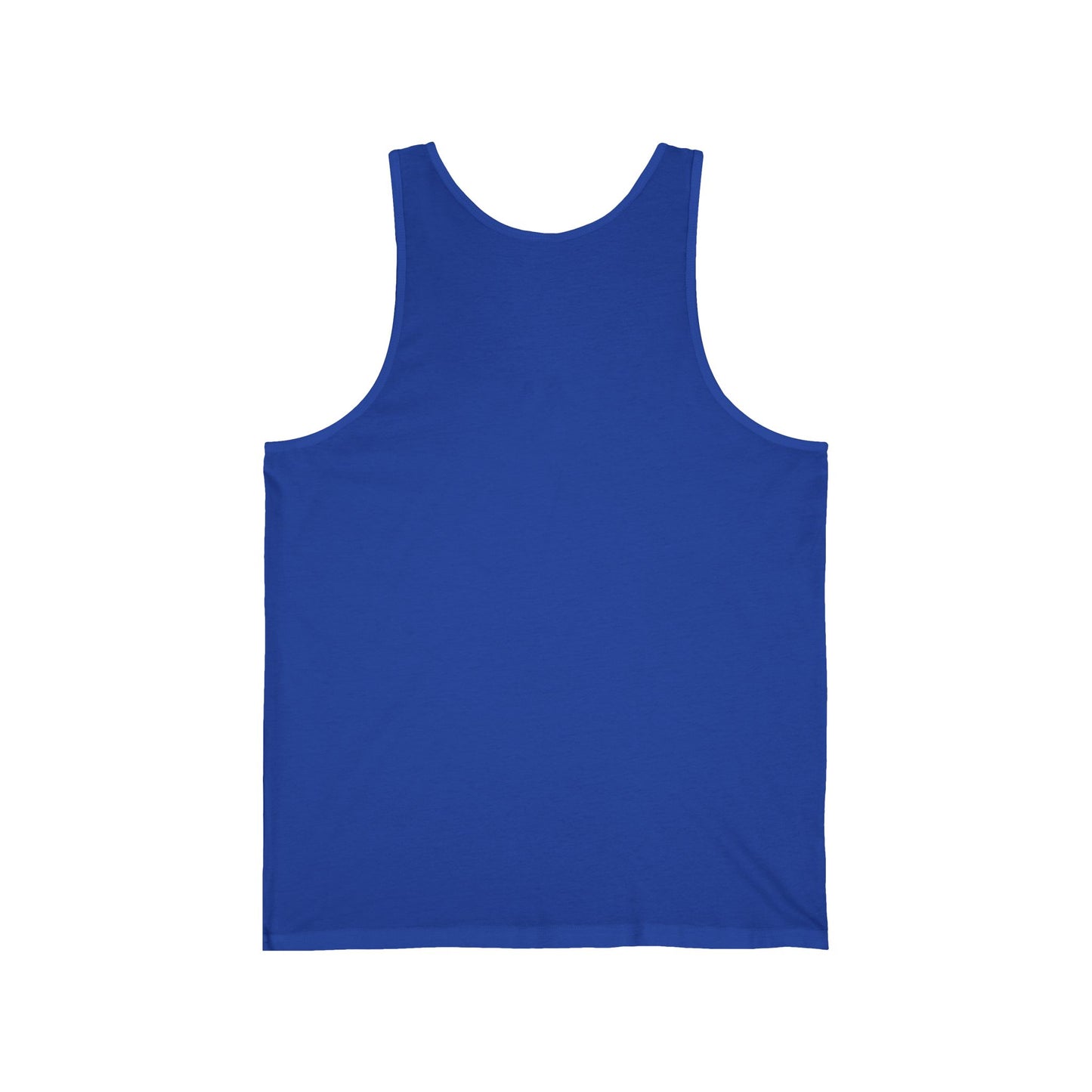 LA Love Tank Top — Blue Face Graphic with Heart & Star