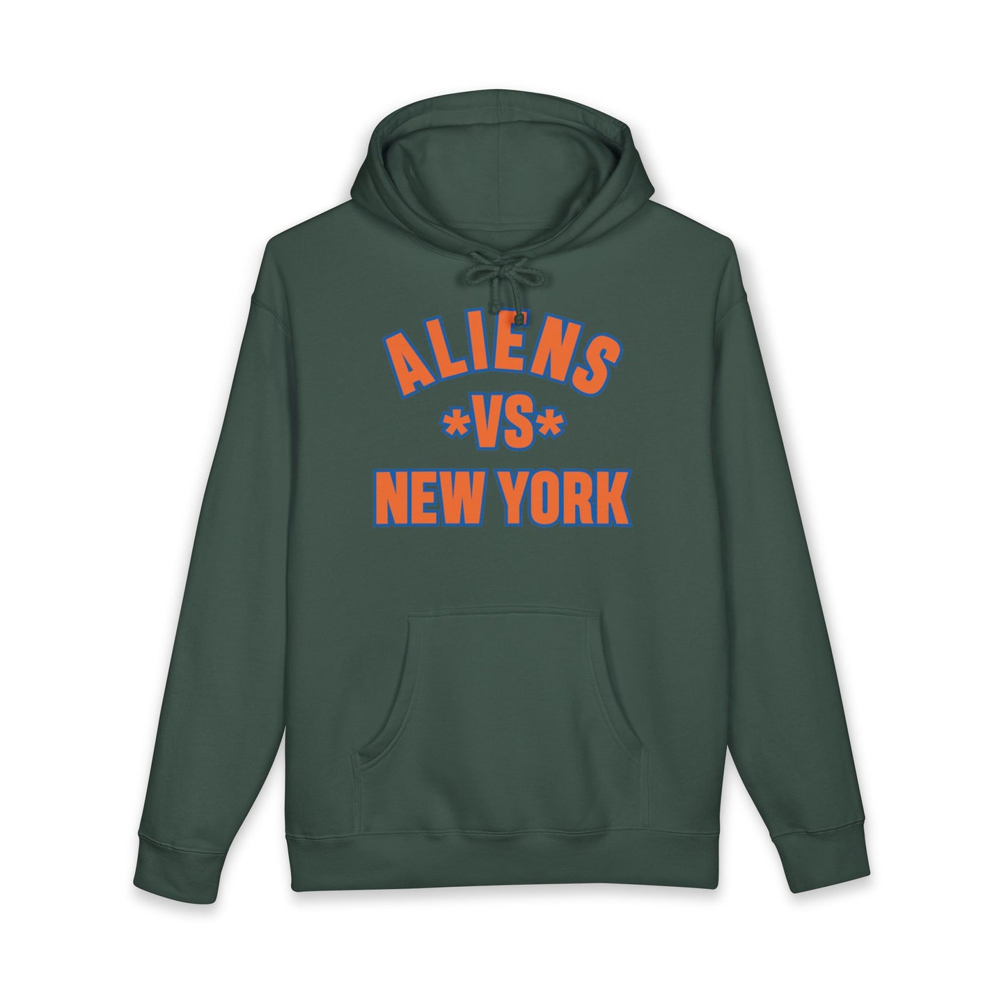 Aliens vs New York Hoodie - Retro Sci‑Fi Graphic Pullover