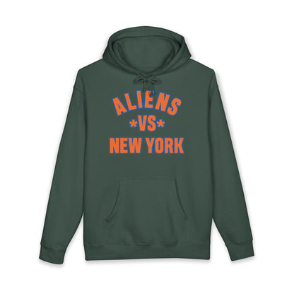 Aliens vs New York Hoodie - Retro Sci‑Fi Graphic Pullover