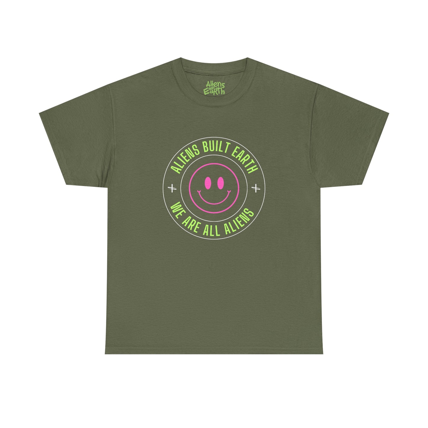 Aliens Built Earth "We Are All Aliens" Graphic Tee