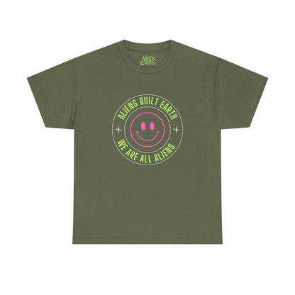Aliens Built Earth "We Are All Aliens" Graphic Tee