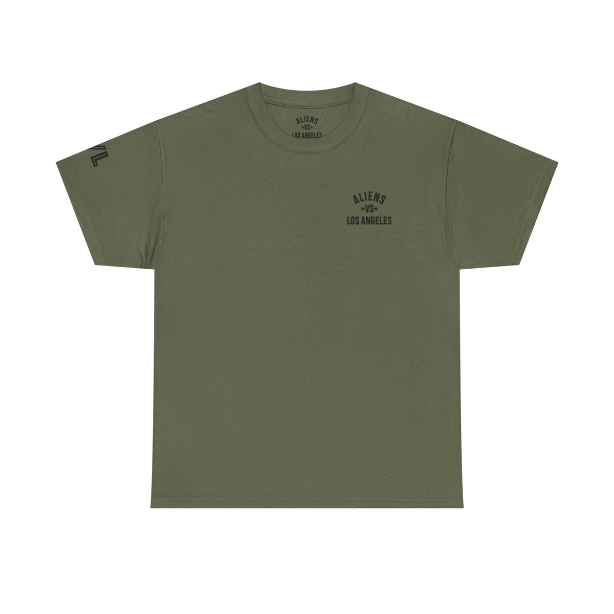 Alien Lifeguard Graphic Tee — Retro Sci‑Fi Crewneck T‑Shirt