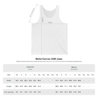 LA Love Tank Top — Blue Face Graphic with Heart & Star