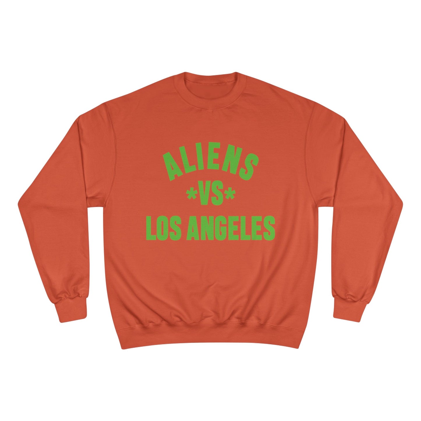 Aliens vs Los Angeles Sweatshirt — Retro Green Graphic Crewneck