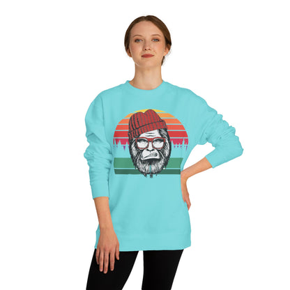 Retro Lumberjack Graphic Sweatshirt — "A.B.E" Eco Vibe Crewneck