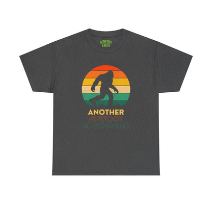 Bigfoot Retro T‑Shirt — "Another Bigfoot Encounter" Vintage Sasquatch Tee