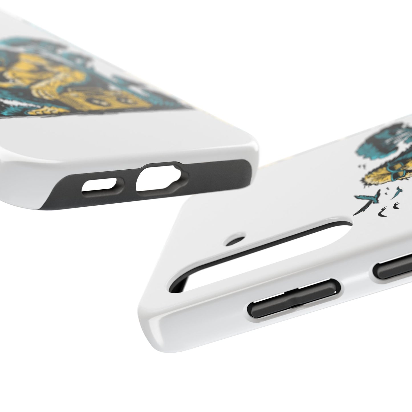 Bigfoot Chill Tough Phone Case — Retro Sasquatch with Boombox