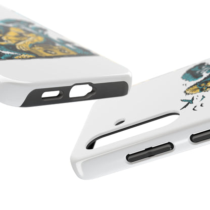 Bigfoot Chill Tough Phone Case — Retro Sasquatch with Boombox