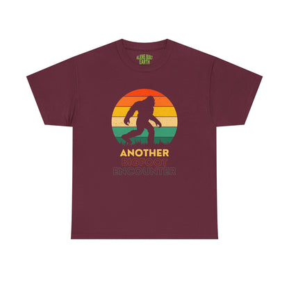 Bigfoot Retro T‑Shirt — "Another Bigfoot Encounter" Vintage Sasquatch Tee