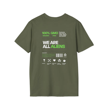 Aliens Built Earth T-Shirt — "We Are All Aliens" Graphic Tee