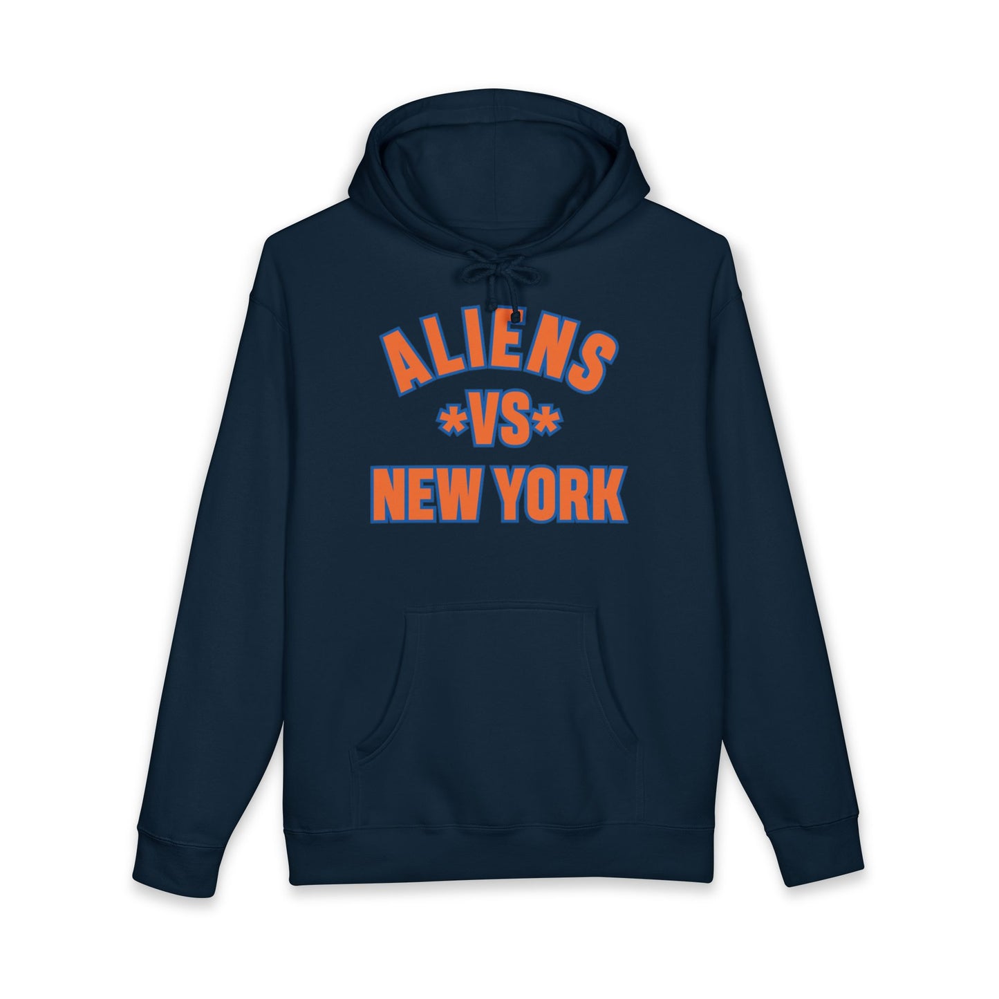 Aliens vs New York Hoodie - Retro Sci‑Fi Graphic Pullover