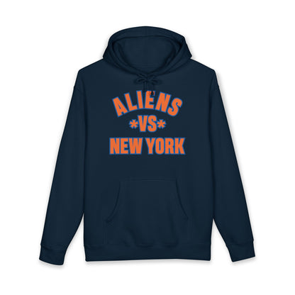 Aliens vs New York Hoodie - Retro Sci‑Fi Graphic Pullover