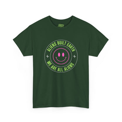 Aliens Built Earth "We Are All Aliens" Graphic Tee
