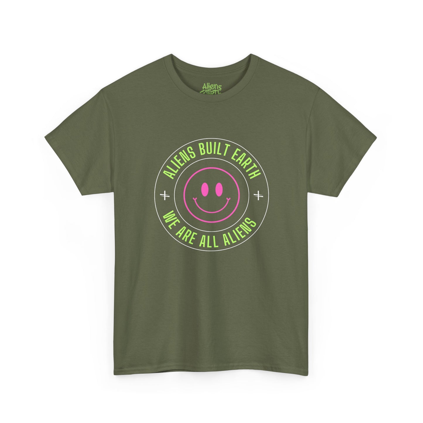 Aliens Built Earth "We Are All Aliens" Graphic Tee
