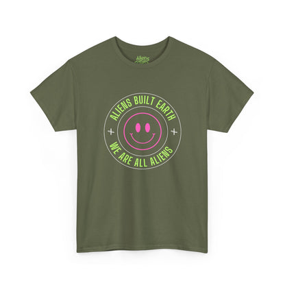 Aliens Built Earth "We Are All Aliens" Graphic Tee