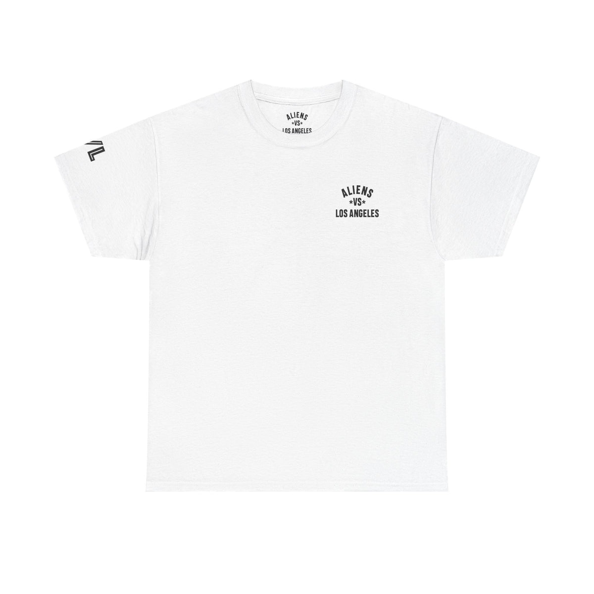Alien Lifeguard Graphic Tee — Retro Sci‑Fi Crewneck T‑Shirt
