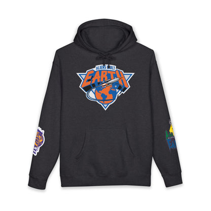 Around the World A.B.E Graphic Hoodie — “Always Outta This Earth” Space Logo Pullover