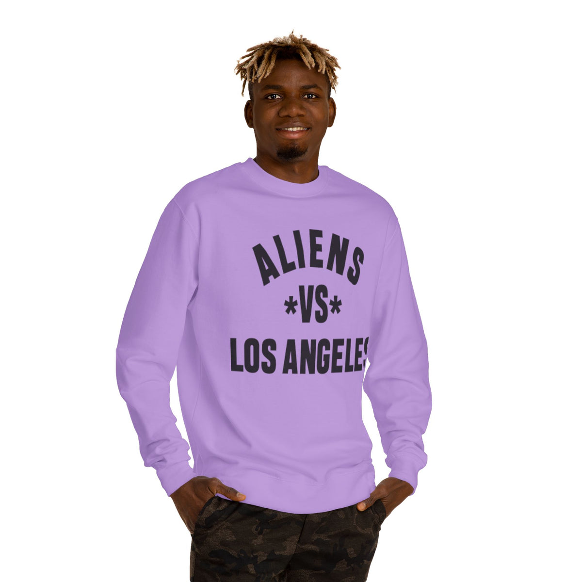 Aliens vs Los Angeles Sweatshirt — Retro Sports-Style Crewneck