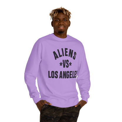 Aliens vs Los Angeles Sweatshirt — Retro Sports-Style Crewneck