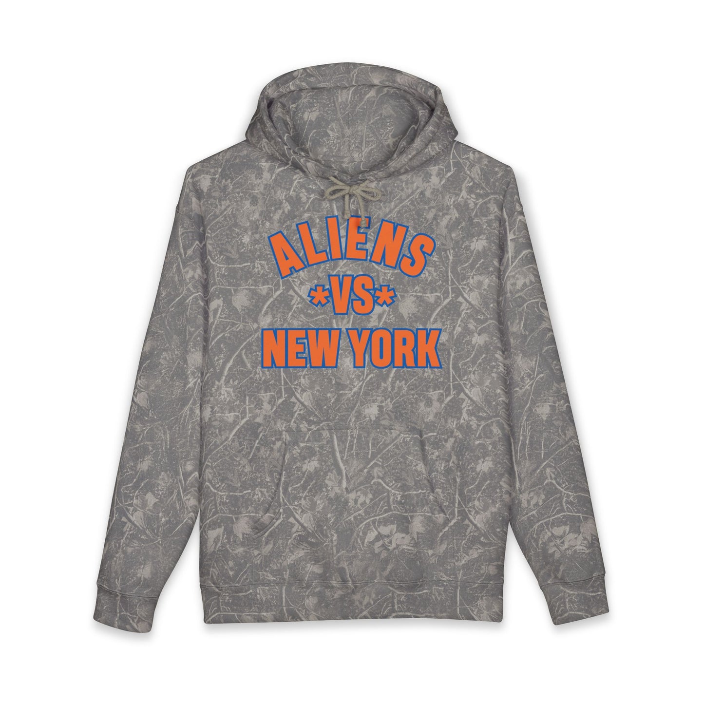 Aliens vs New York Hoodie - Retro Sci‑Fi Graphic Pullover