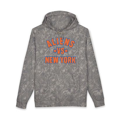 Aliens vs New York Hoodie - Retro Sci‑Fi Graphic Pullover