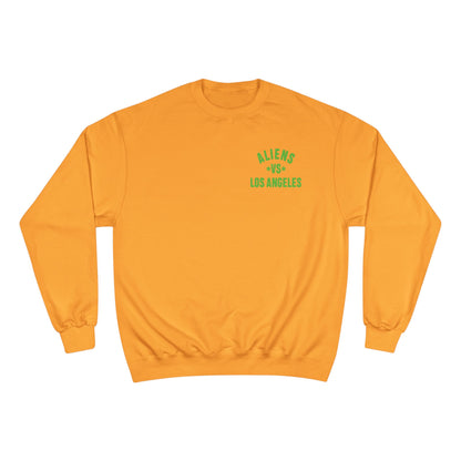 Aliens vs. Los Angeles Graphic Sweatshirt — Retro Sci‑Fi Crewneck