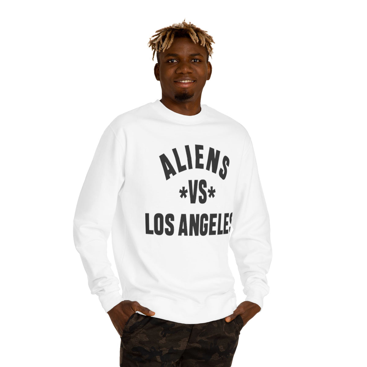 Aliens vs Los Angeles Sweatshirt — Retro Sports-Style Crewneck