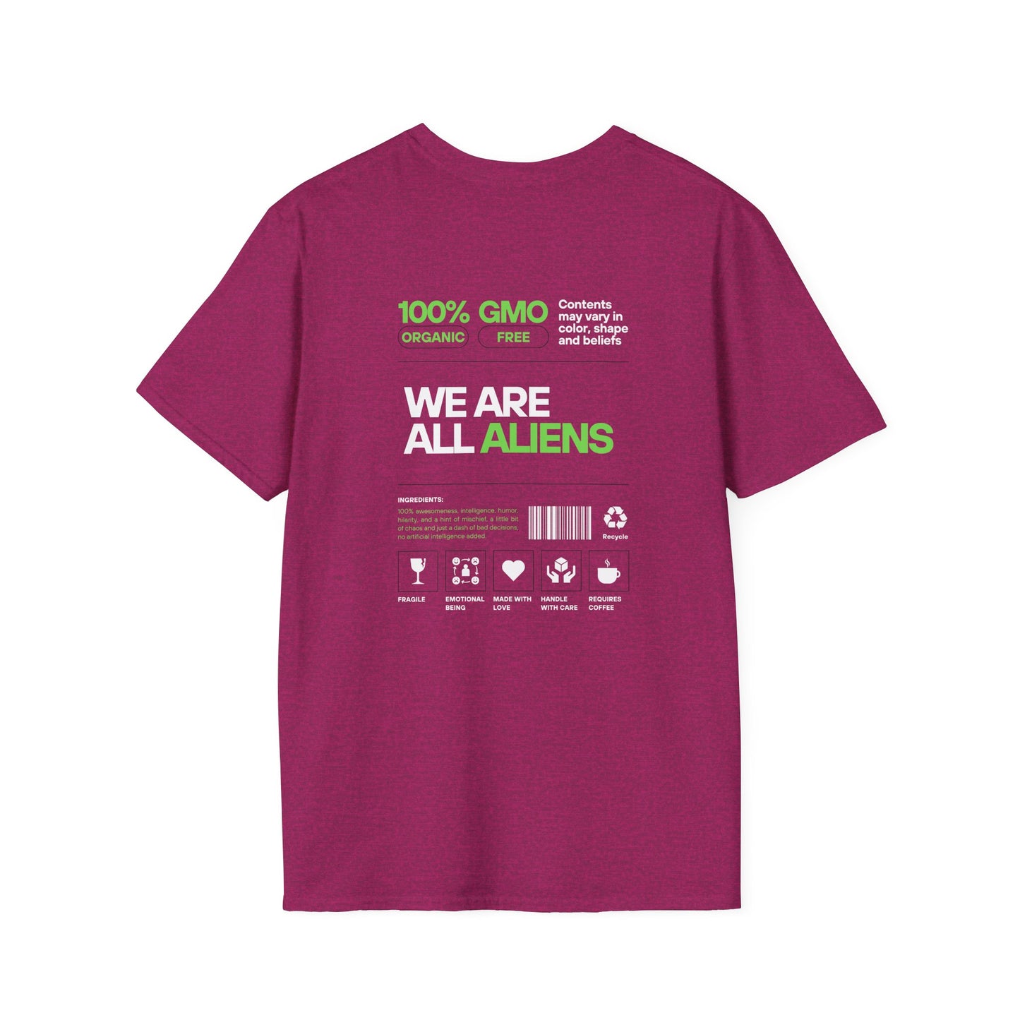 Aliens Built Earth T-Shirt — "We Are All Aliens" Graphic Tee