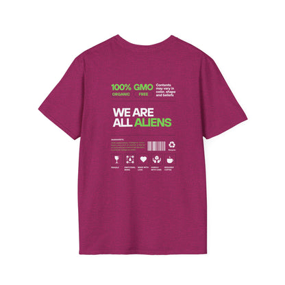 Aliens Built Earth T-Shirt — "We Are All Aliens" Graphic Tee