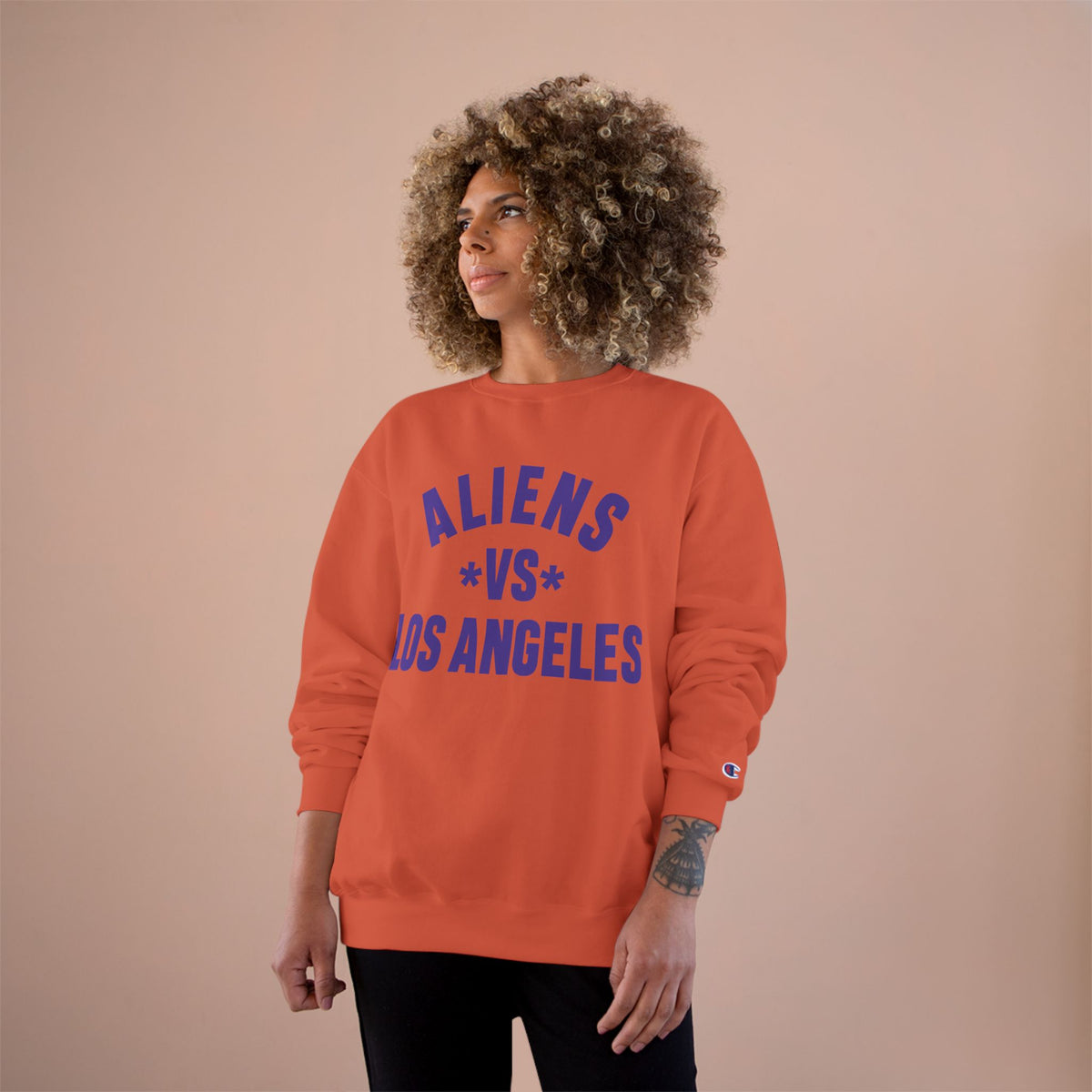Aliens vs Los Angeles Sweatshirt — Retro Sports Crewneck