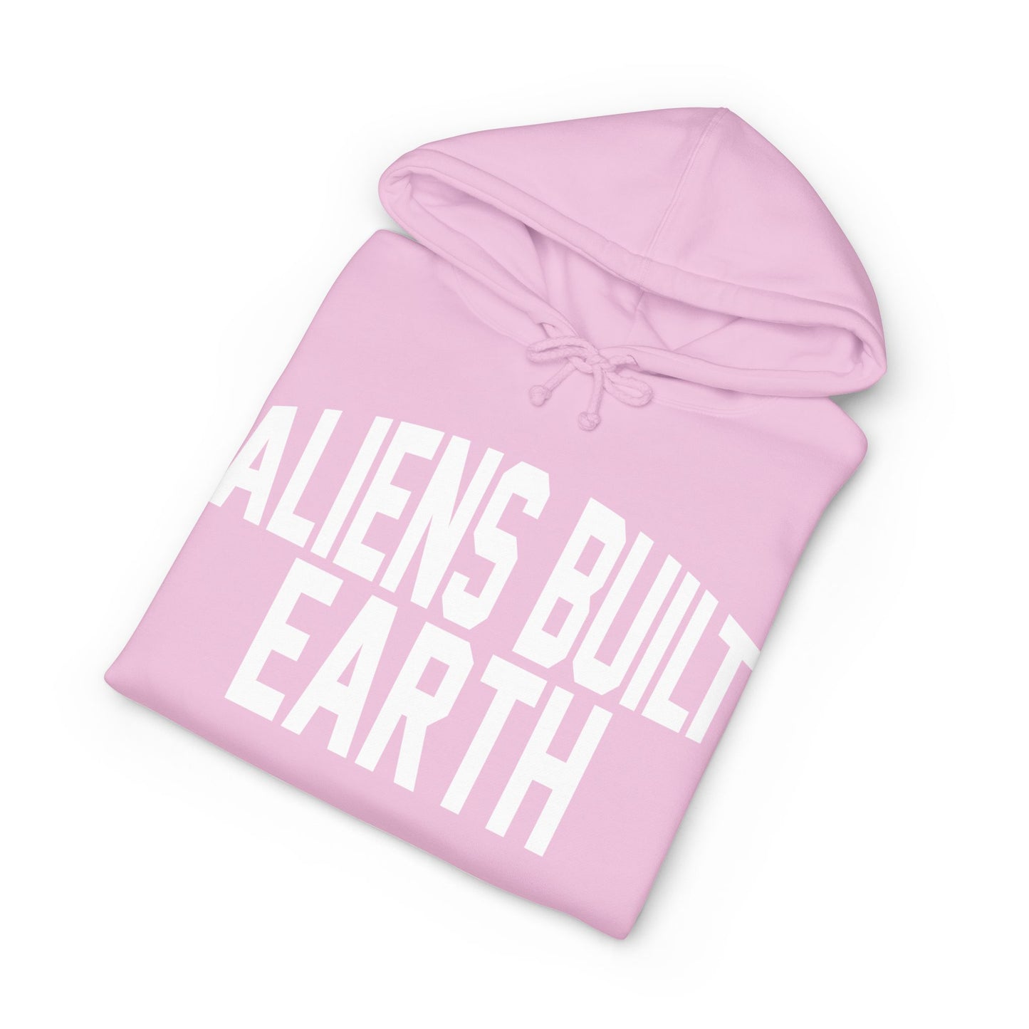Hoodie — "Aliens Built Earth" Graphic Pullover