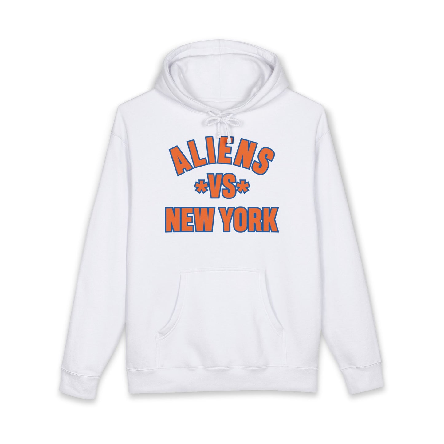 Aliens vs New York Hoodie - Retro Sci‑Fi Graphic Pullover