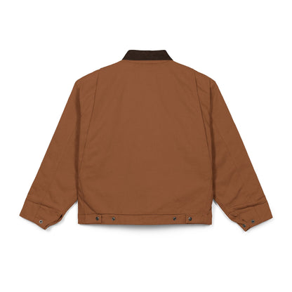 Work Jacket — "Always Hope for Earth" Embroidered Black Duck Cloth
