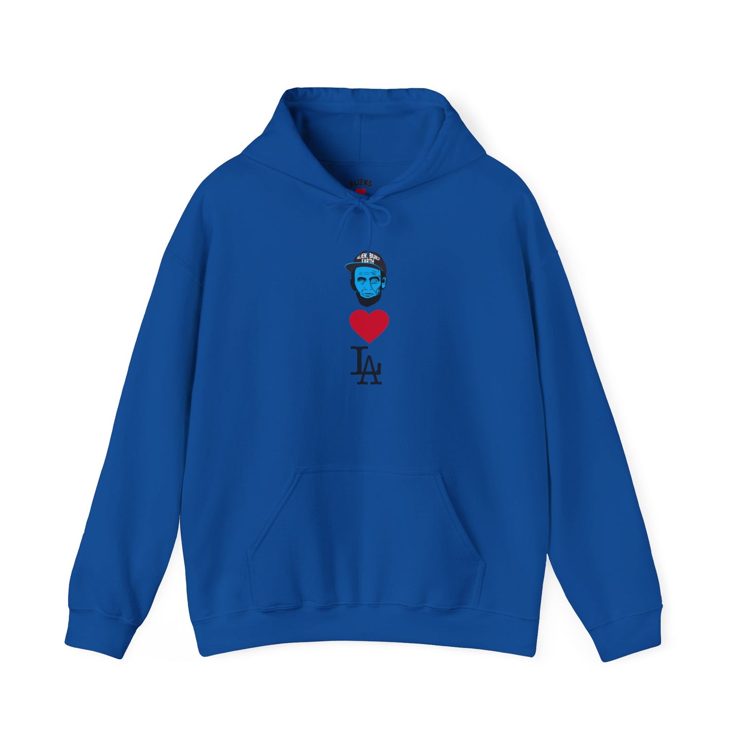Aliens love Los Angeles  Hoodie - "Unexpected Encounter" Glow Graphic