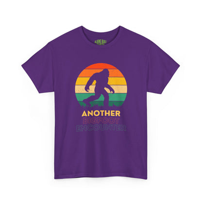 Bigfoot Retro T‑Shirt — "Another Bigfoot Encounter" Vintage Sasquatch Tee