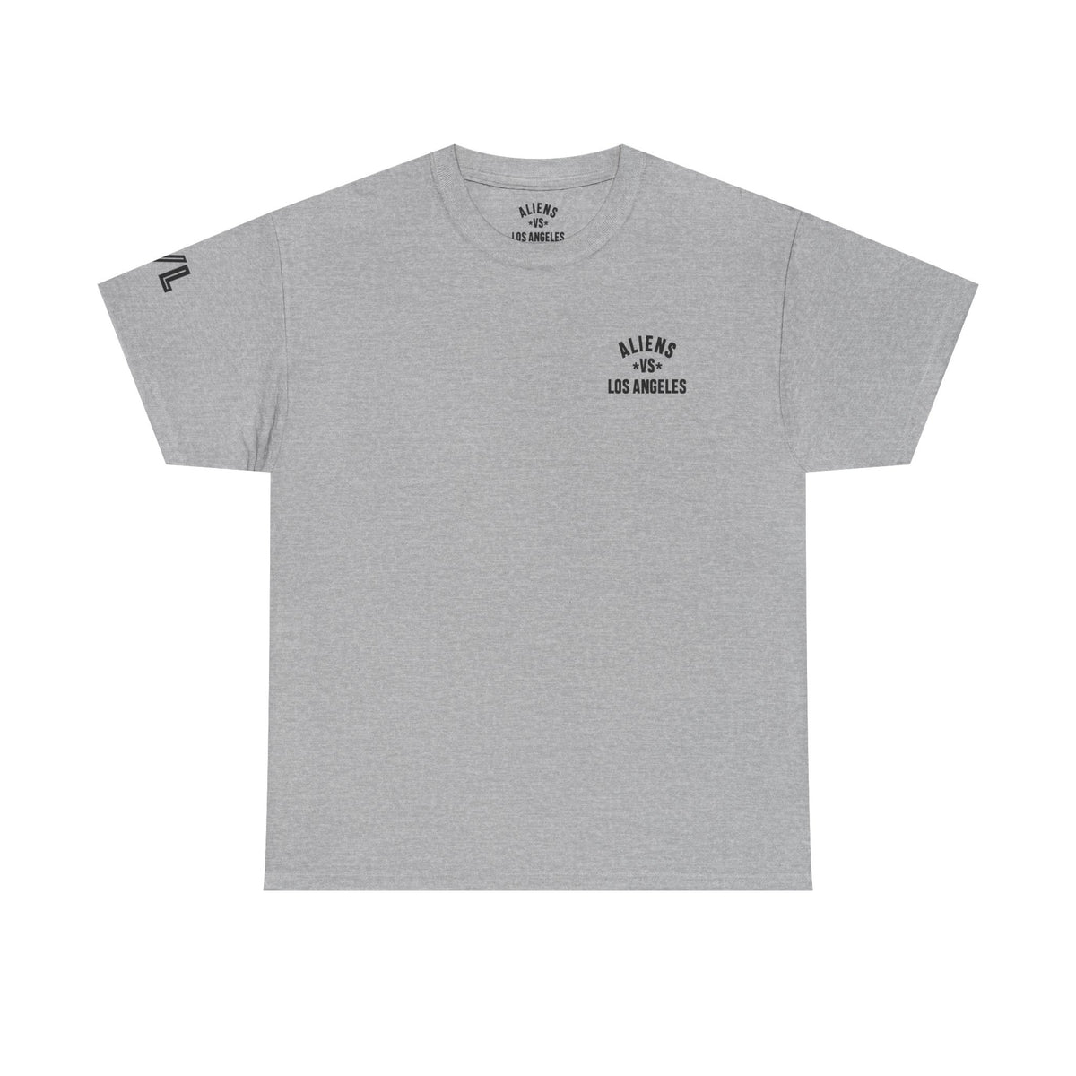 Alien Lifeguard Graphic Tee — Retro Sci‑Fi Crewneck T‑Shirt