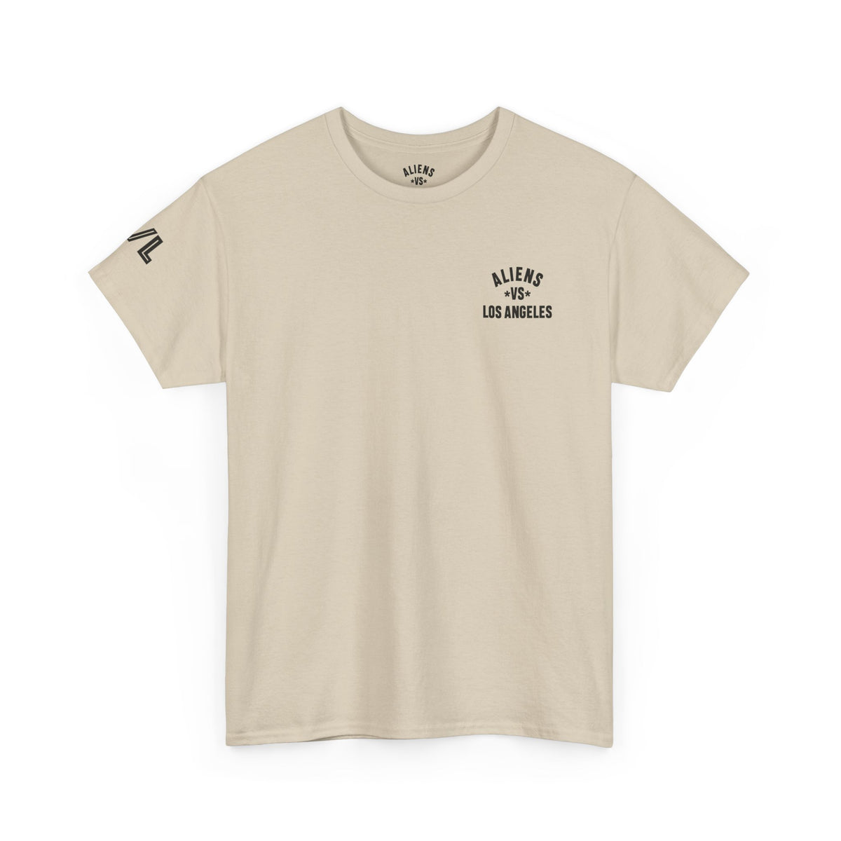 Alien Lifeguard Graphic Tee — Retro Sci‑Fi Crewneck T‑Shirt