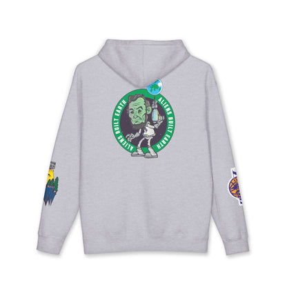Around the World A.B.E Graphic Hoodie — “Always Outta This Earth” Space Logo Pullover