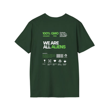Aliens Built Earth T-Shirt — "We Are All Aliens" Graphic Tee
