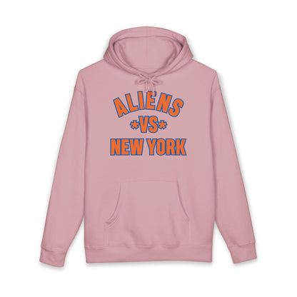 Aliens vs New York Hoodie - Retro Sci‑Fi Graphic Pullover