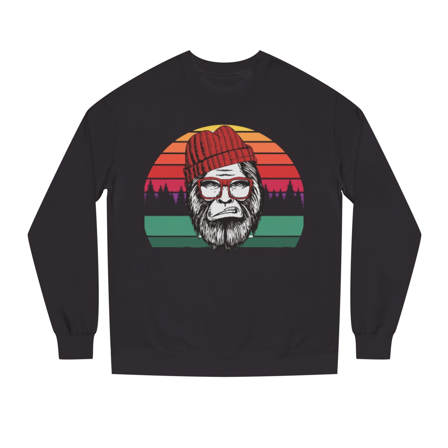 Retro Lumberjack Graphic Sweatshirt — "A.B.E" Eco Vibe Crewneck