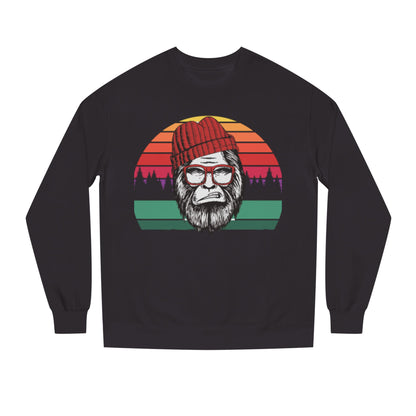 Retro Lumberjack Graphic Sweatshirt — "A.B.E" Eco Vibe Crewneck