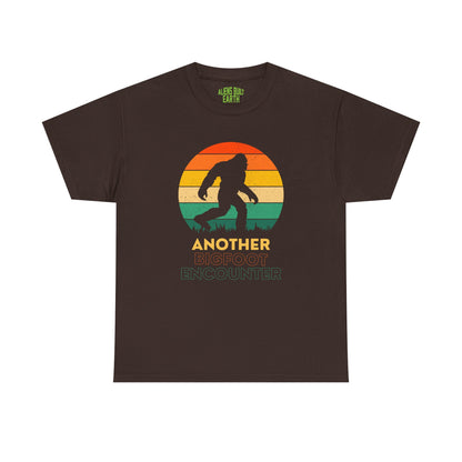 Bigfoot Retro T‑Shirt — "Another Bigfoot Encounter" Vintage Sasquatch Tee