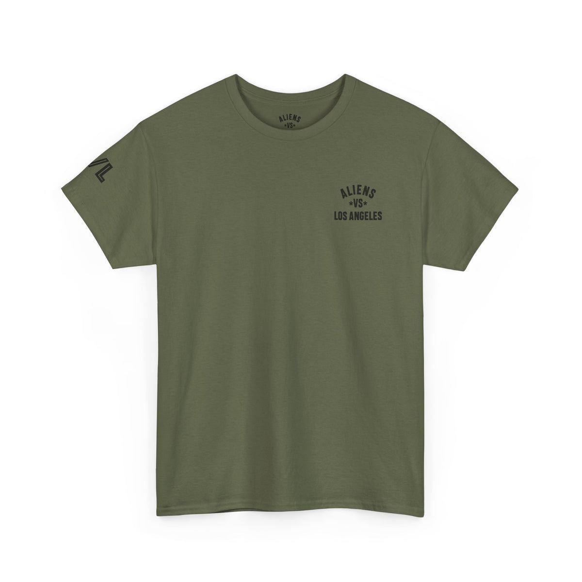 Alien Lifeguard Graphic Tee — Retro Sci‑Fi Crewneck T‑Shirt